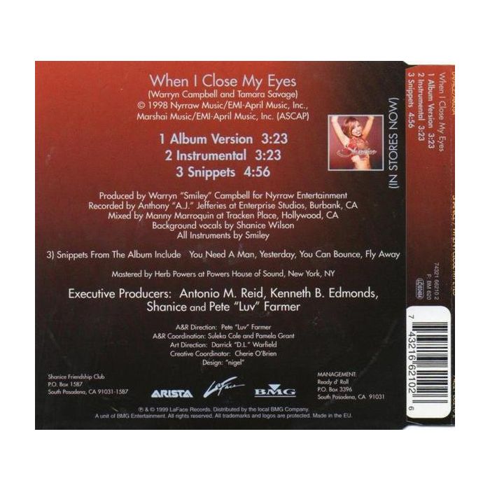 Shanice - When I Close My Eyes