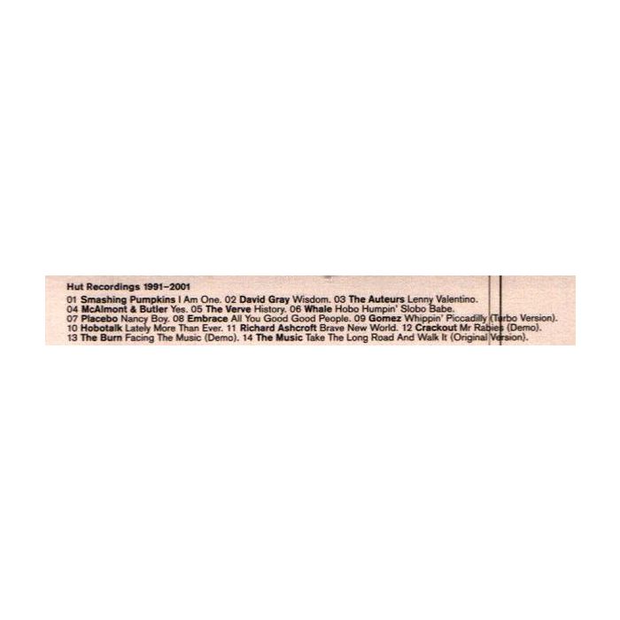 Various - Hut Recordings 1991-2001