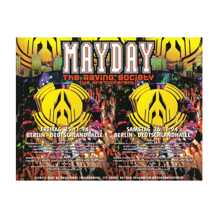 Various - Mayday - The Raving Society (We Are Different) - The Mayday-Compilation-Album