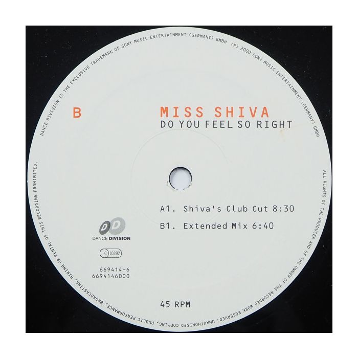 Miss Shiva - Do You Feel So Right (Part 1 Of 2)