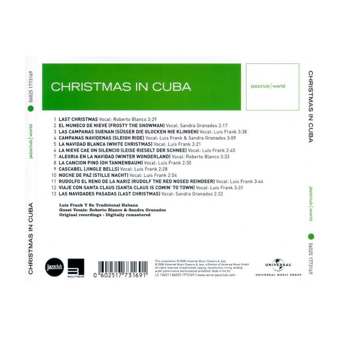 Luis Frank Y Su Traditional Habana Feat. Roberto Blanco & Sandra Granados - Christmas In Cuba