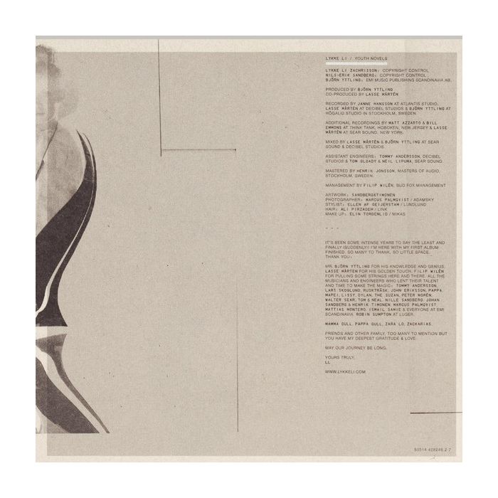 Lykke Li - Youth Novels