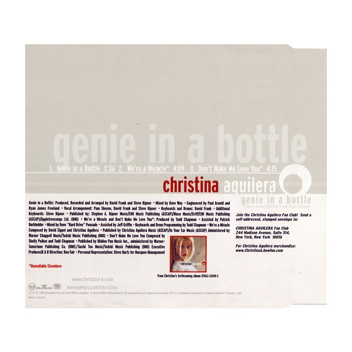 Christina Aguilera - Genie In A Bottle