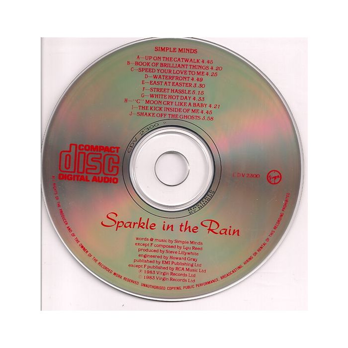 Simple Minds - Sparkle In The Rain