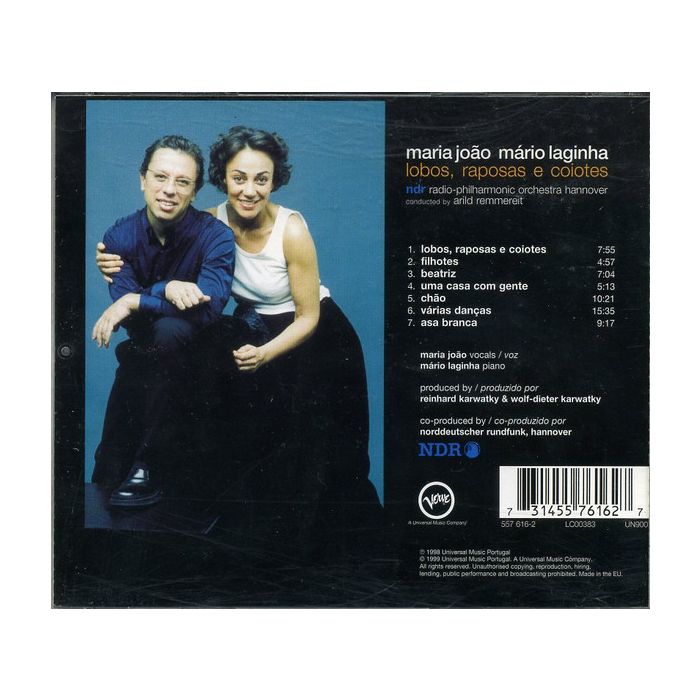 Maria João & Mário Laginha , Radio-Philharmonie Hannover Des NDR , Arild Remmereit - Lobos, Raposas E Coiotes