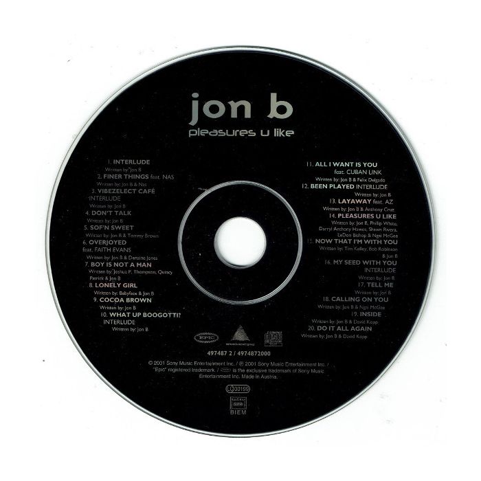Jon B - Pleasures U Like