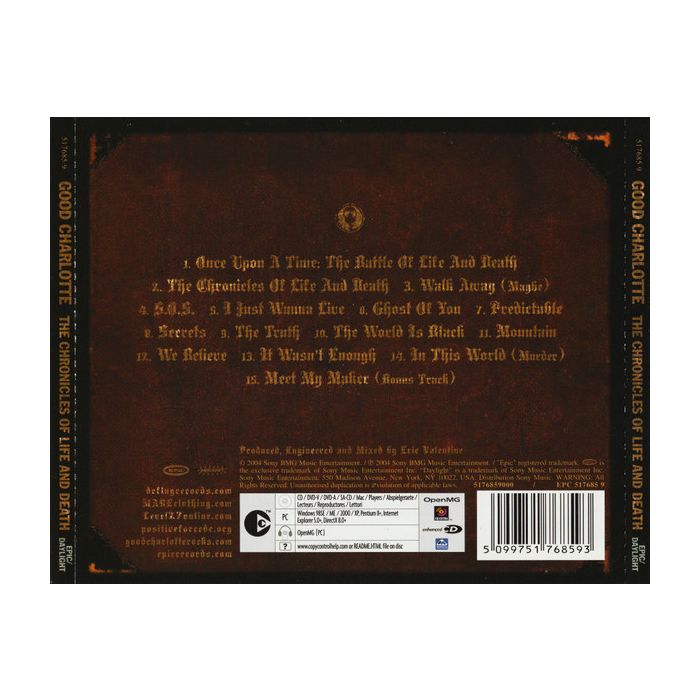 Good Charlotte - The Chronicles Of Life And Death