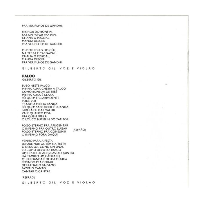 Gilberto Gil - Gilberto Em Concerto