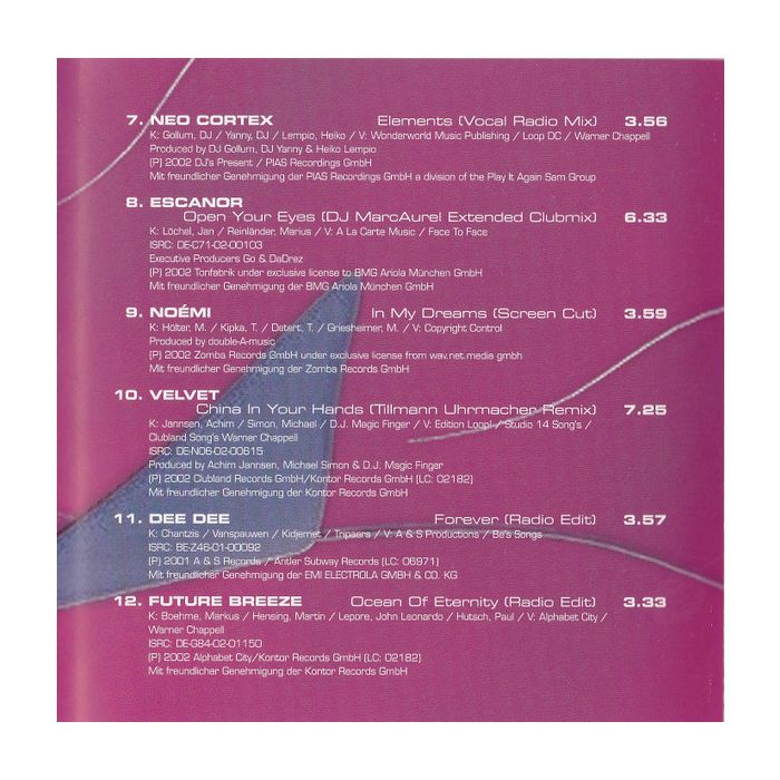 Various - Trance - The Vocal Session 2/2002