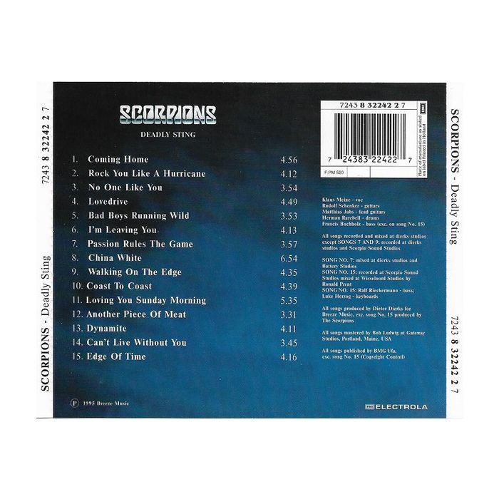 Scorpions - Deadly Sting