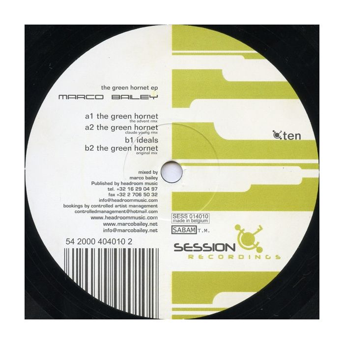 Marco Bailey - The Green Hornet EP