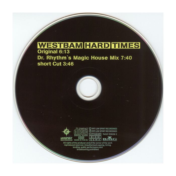 Westbam - Hard Times