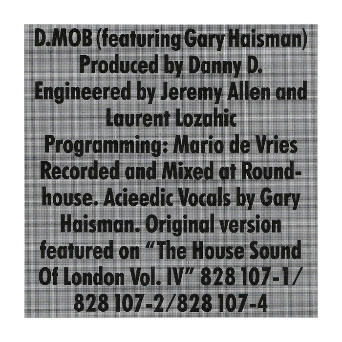 D Mob Featuring Gary Haisman - We Call It Acieed (Remix)