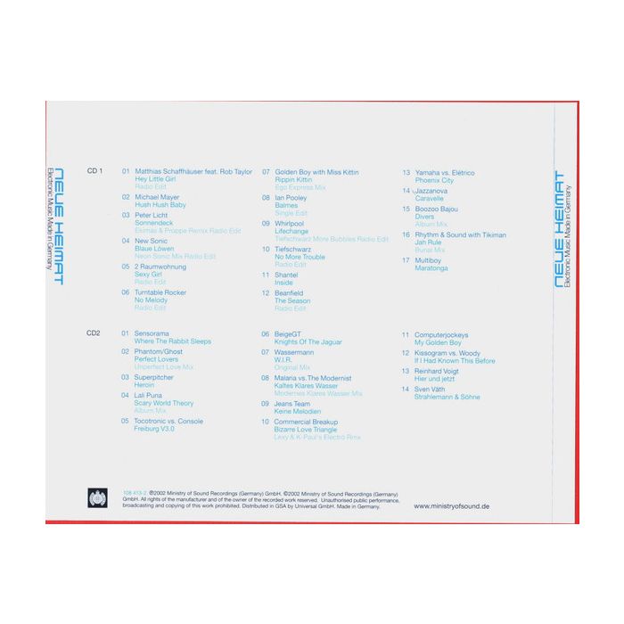 Various - Neue Heimat (Electronic Music Made In Germany)