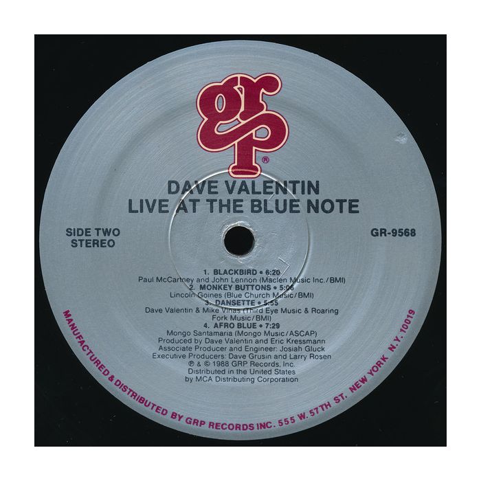 Dave Valentin - Live At The Blue Note