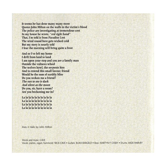 Nick Cave & The Bad Seeds - Murder Ballads