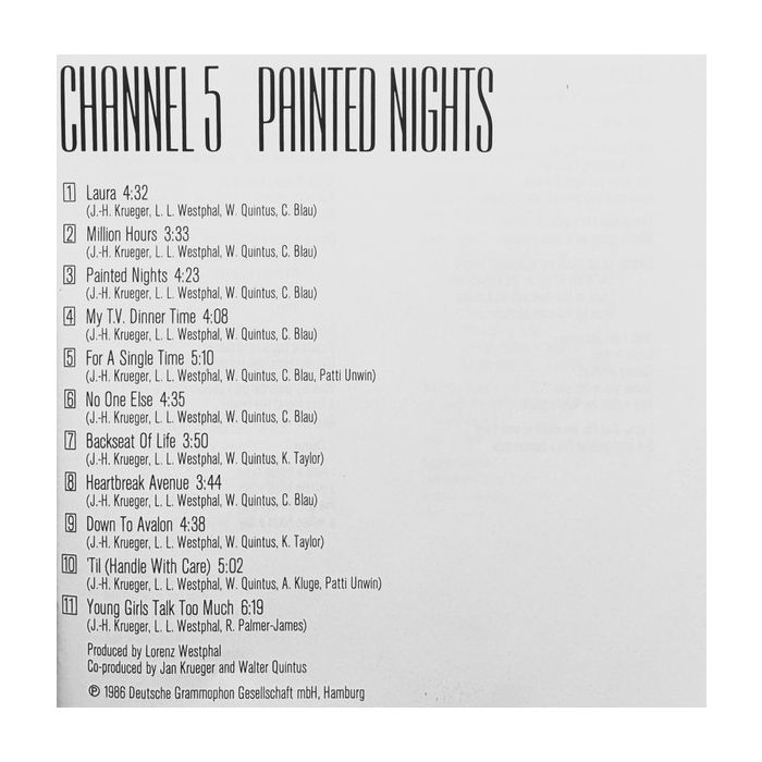 Channel 5  - Painted Nights