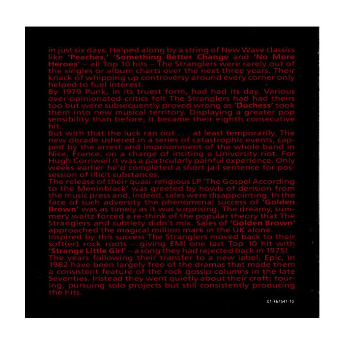 The Stranglers - Greatest Hits 1977-1990