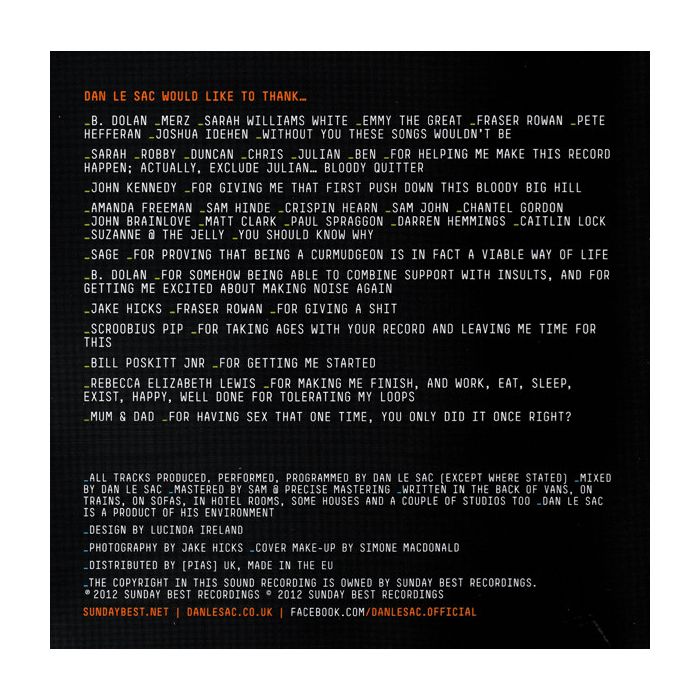 Dan Le Sac - Space Between The Words