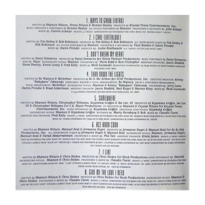 Shanice - 21...Ways To Grow