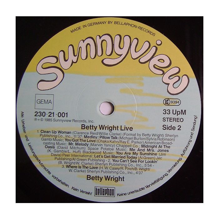 Betty Wright - Betty Wright Live