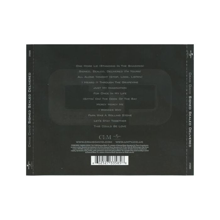 Craig David - Signed Sealed Delivered
