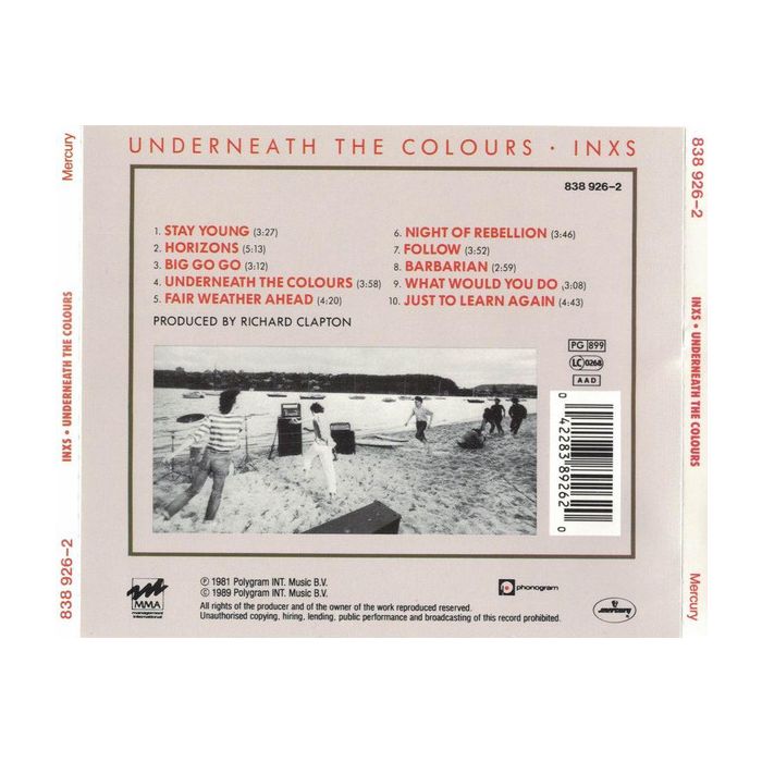 INXS - Underneath The Colours