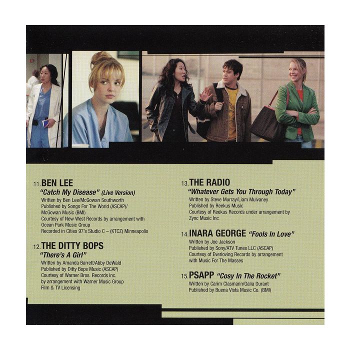 Various - Grey's Anatomy - Original Soundtrack