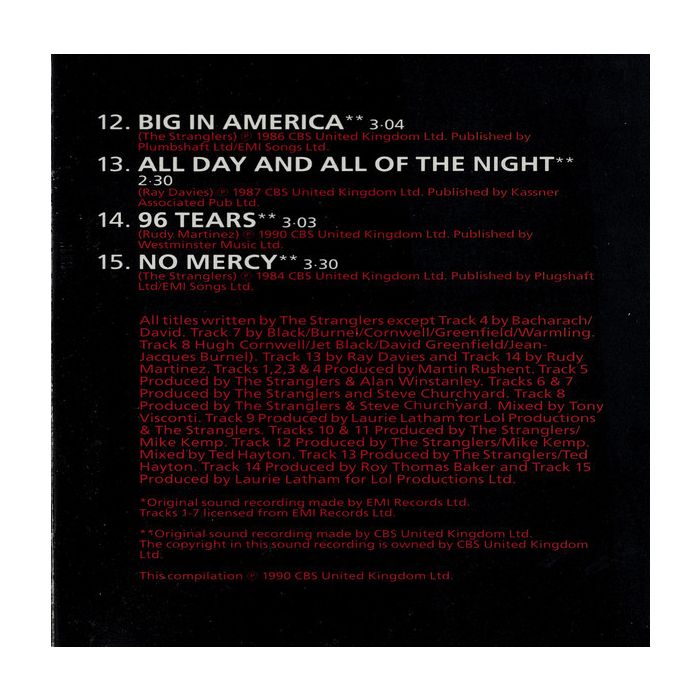 The Stranglers - Greatest Hits 1977-1990