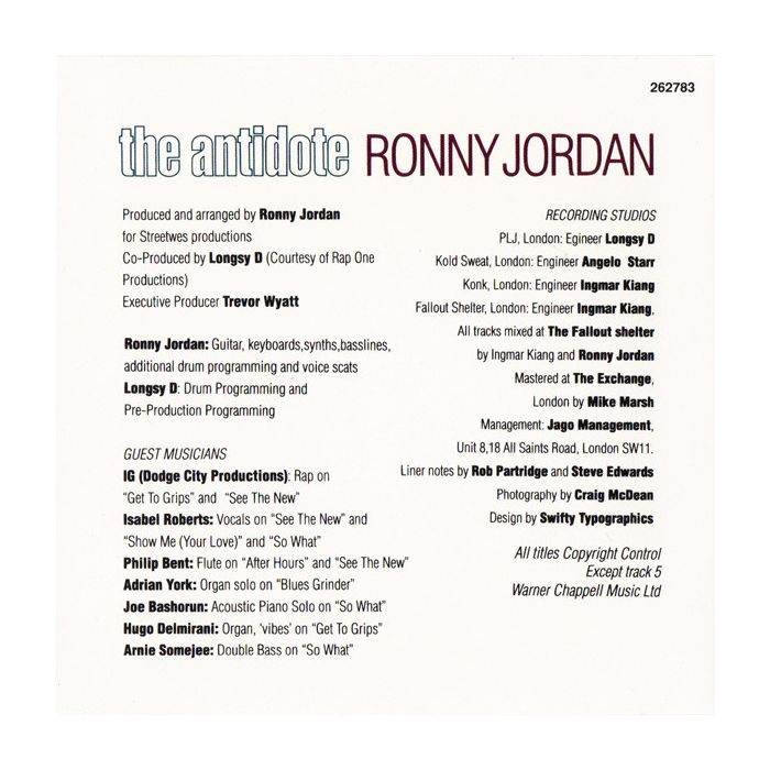 Ronny Jordan - The Antidote
