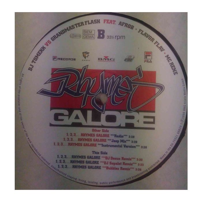 DJ Tomekk vs Grandmaster Flash - 1, 2, 3,... Rhymes Galore