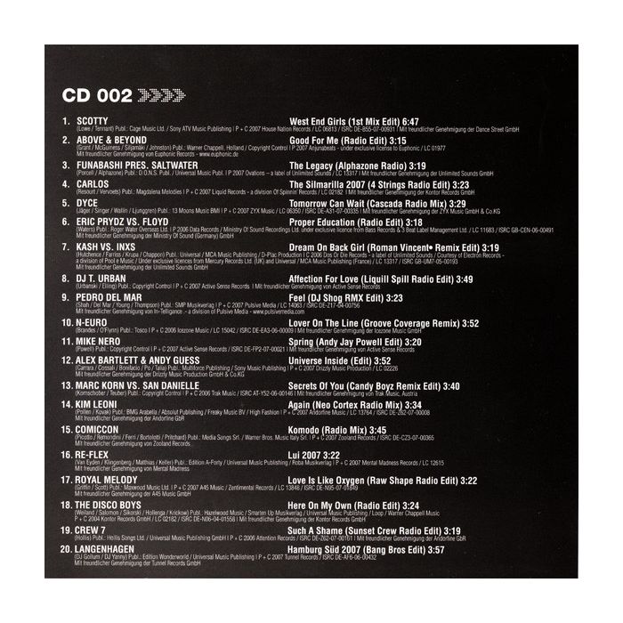 Various - Trance 2007 Vol.3 Music 4 The Next Generation