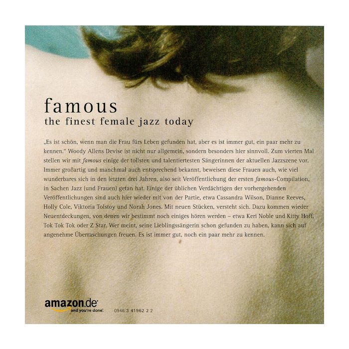 Various - Famous 4 - The Finest Female Jazz  Today