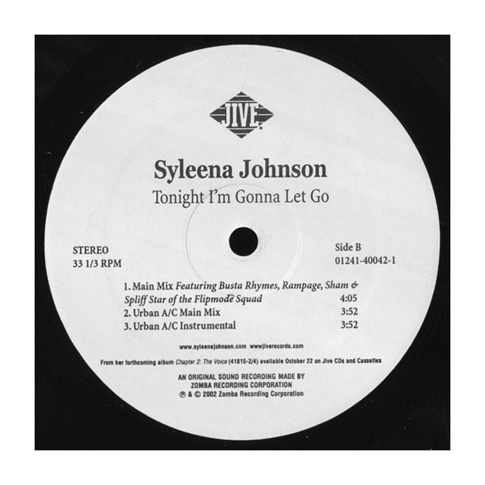 Syleena Johnson - Tonight I'm Gonna Let Go