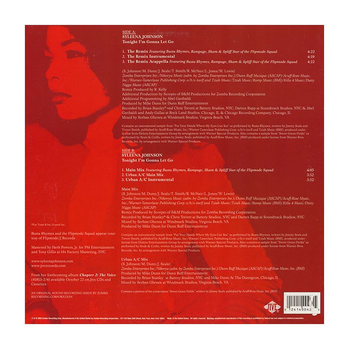 Syleena Johnson - Tonight I'm Gonna Let Go