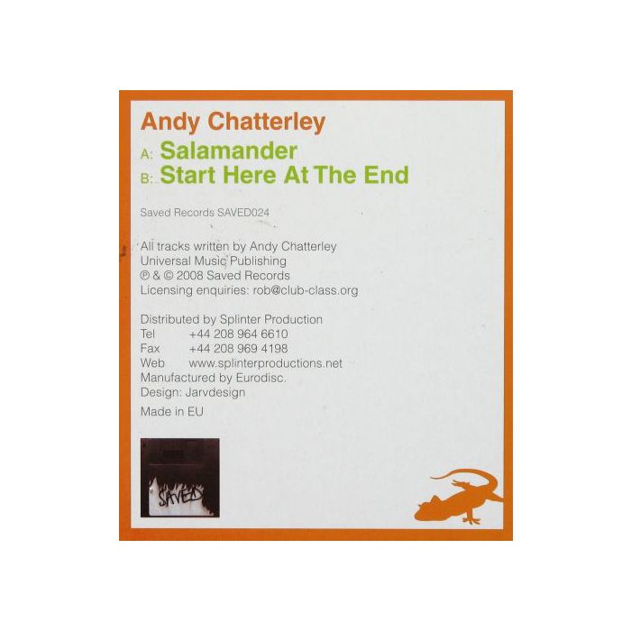 Andy Chatterley - Salamander EP