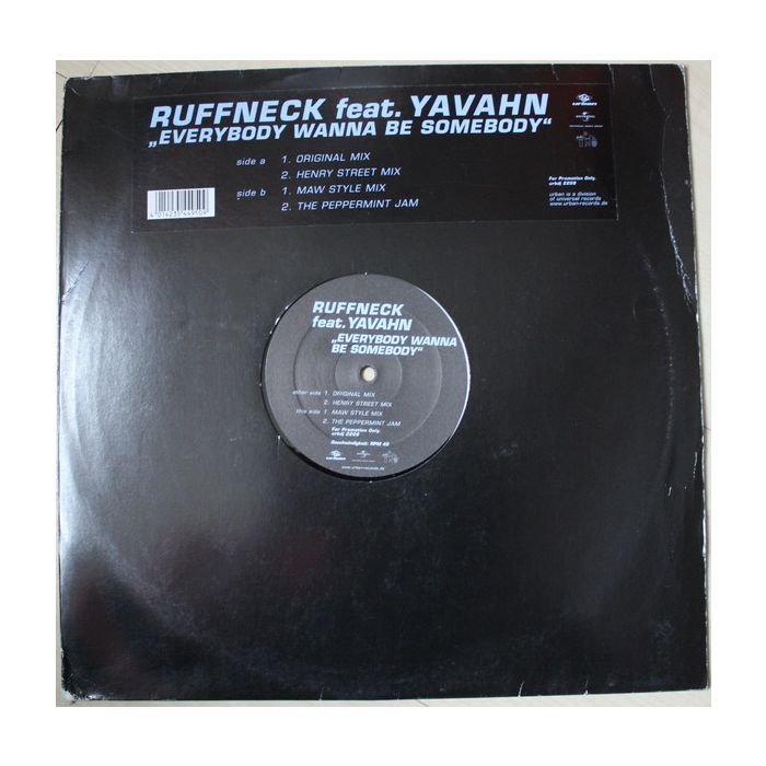 Ruffneck Feat. Yavahn - Everybody Wanna Be Somebody