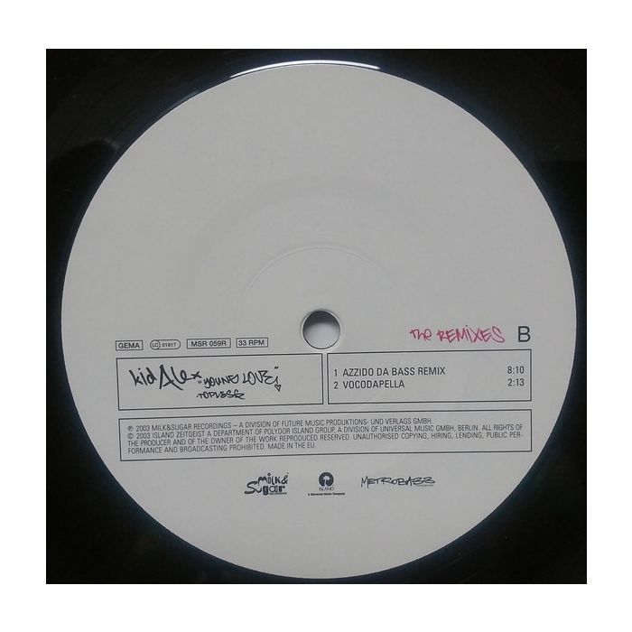 Kid Alex - Young Love - Topless (The Remixes)
