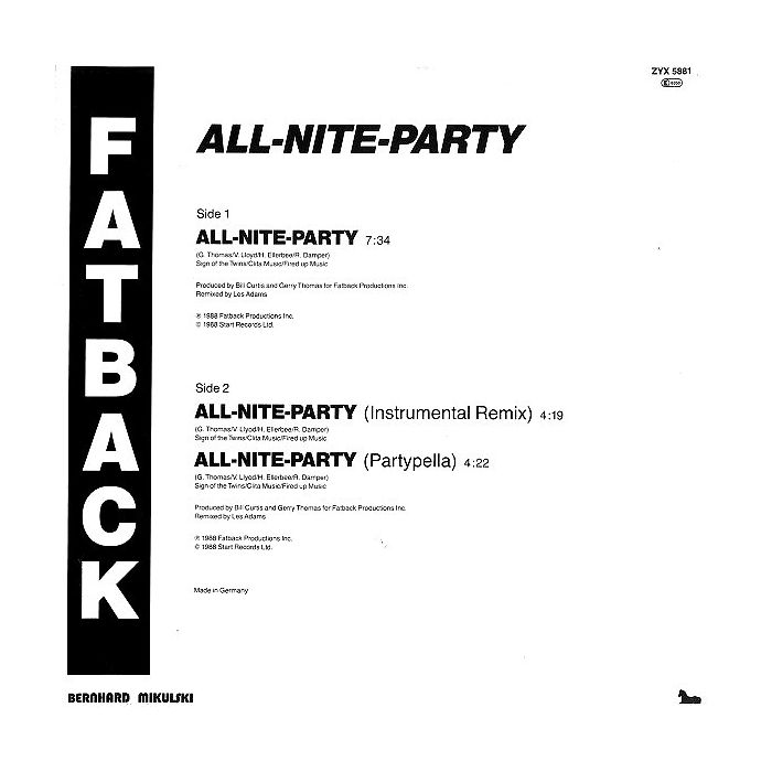 The Fatback Band - All-Nite Party
