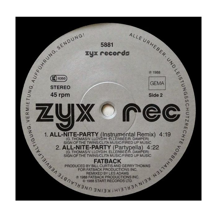 The Fatback Band - All-Nite Party