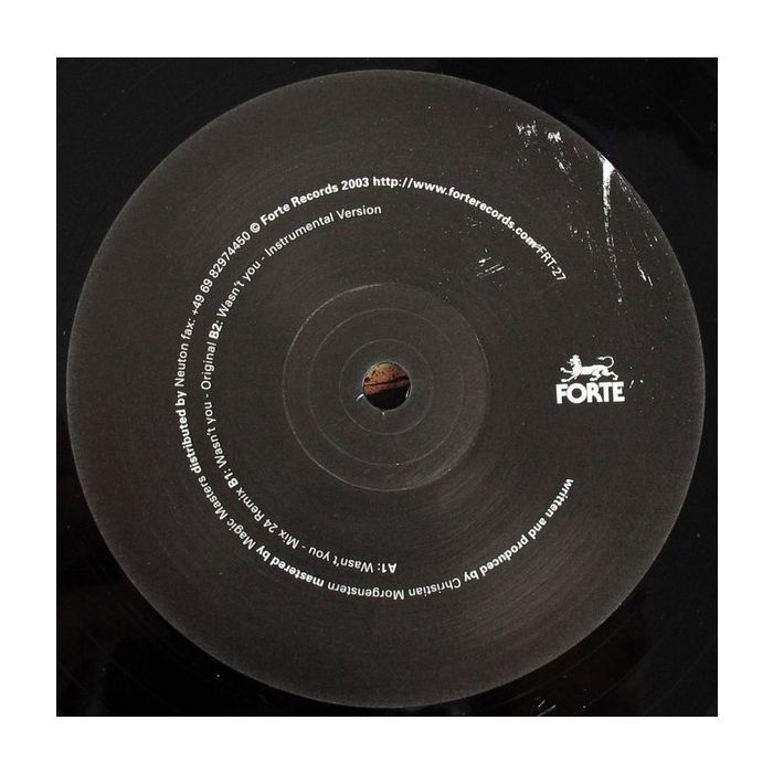 Christian Morgenstern - The Socially Useless EP / Wasn't You