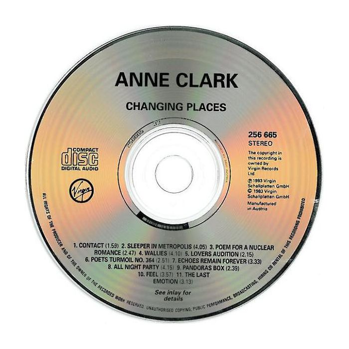 Anne Clark - Changing Places