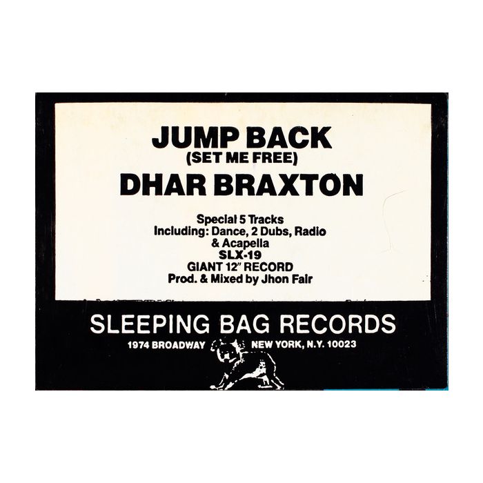Dhar Braxton - Jump Back (Set Me Free)