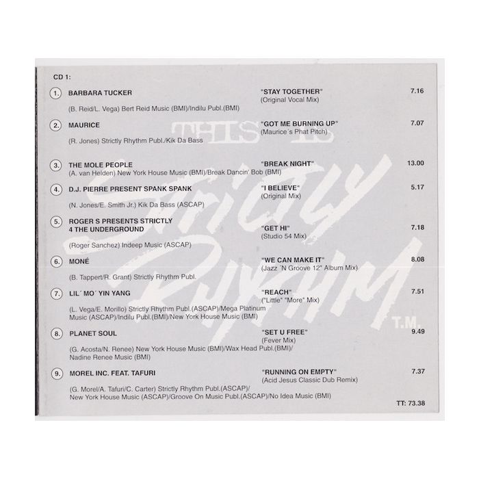 Various - This Is Strictly Rhythm Vol. 3