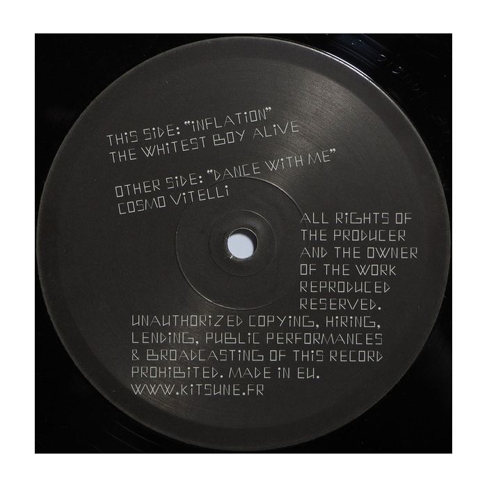 The Whitest Boy Alive / Cosmo Vitelli - Inflation  /  Dance With Me