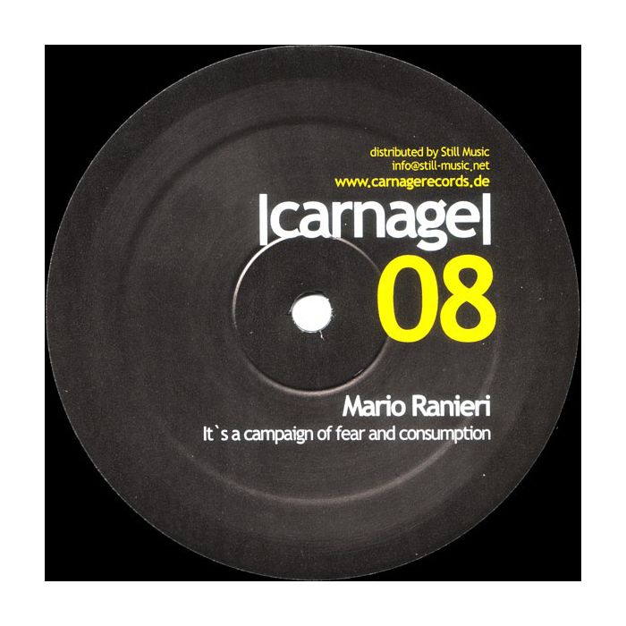 Mario Ranieri - It's A Campaign Of Fear And Consumption
