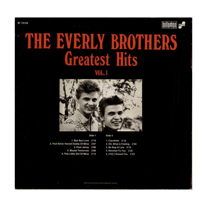 Everly Brothers - Greatest Hits Vol. 1