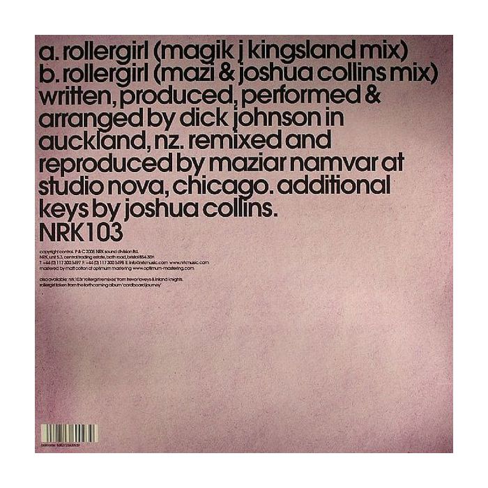 Magik Johnson - Rollergirl (Disc 1)