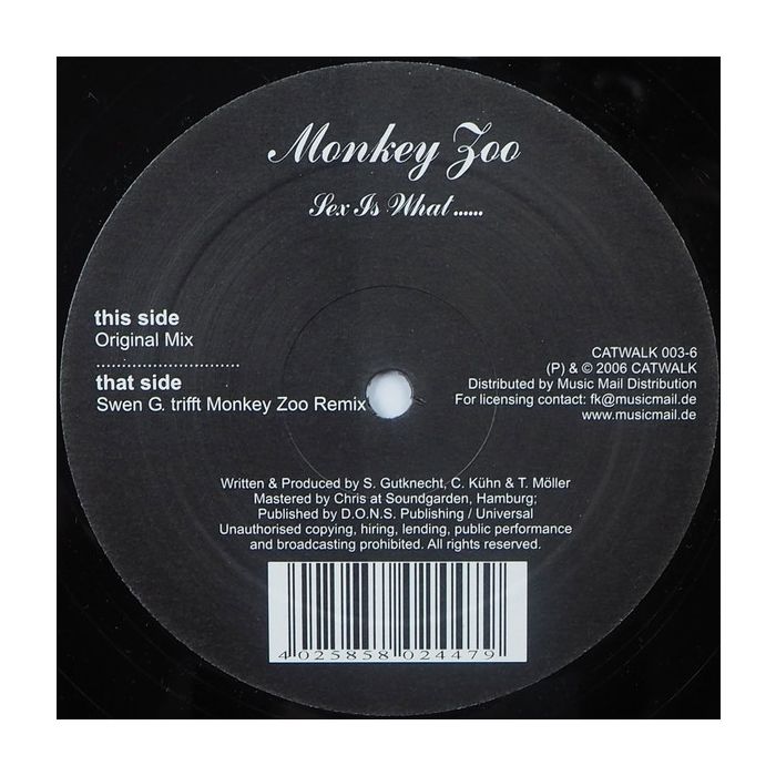 Monkey Zoo - Sex Is What You Want...