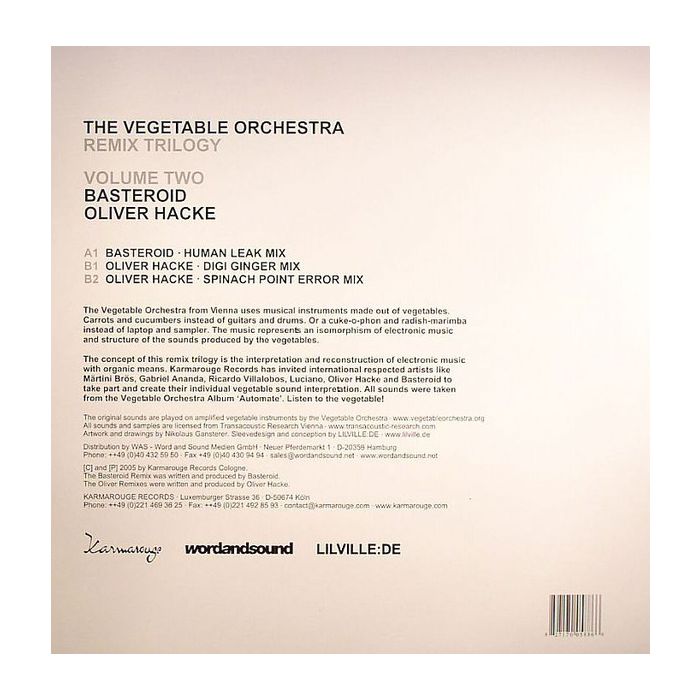 Vegetable Orchestra - Remix Trilogy (Volume Two)